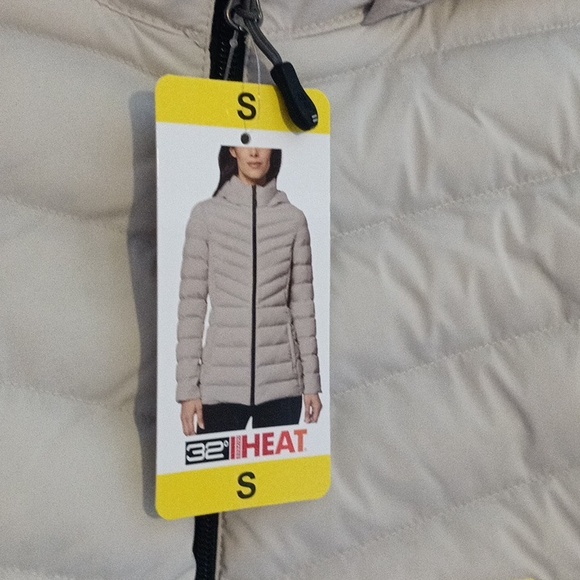 32 Degrees Light Gray Quilted Jacket Small - Picture 2 of 6